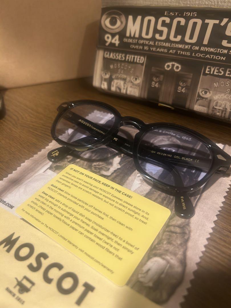 国内正規品 限定モデルMOSCOT LEMTOSH49 BLACKモスコット46