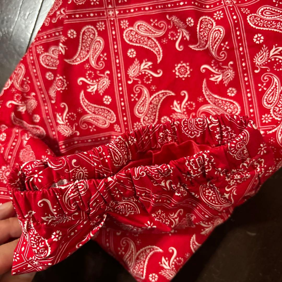希少Supreme Bandana Track Jacket Redセットアップ