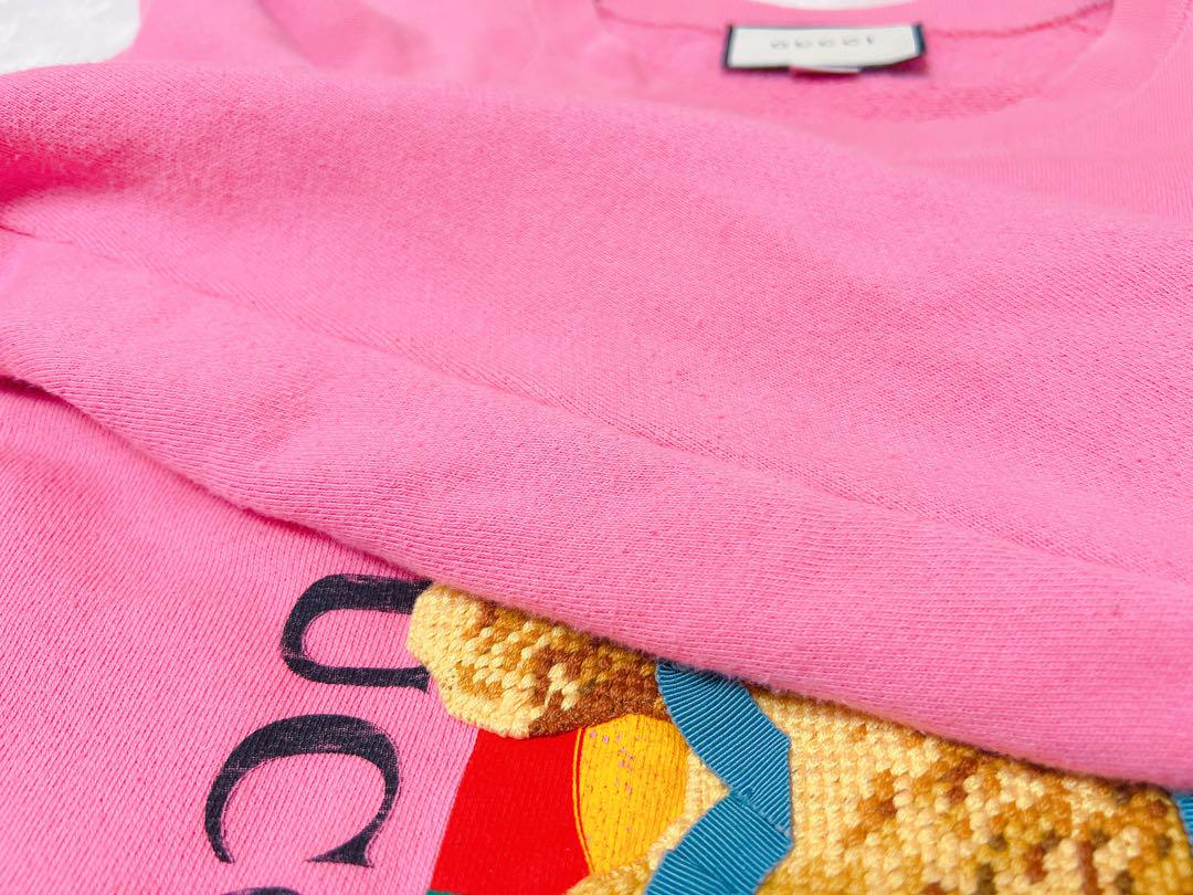 GUCCI テディベアプリント スウェット XSサイズ