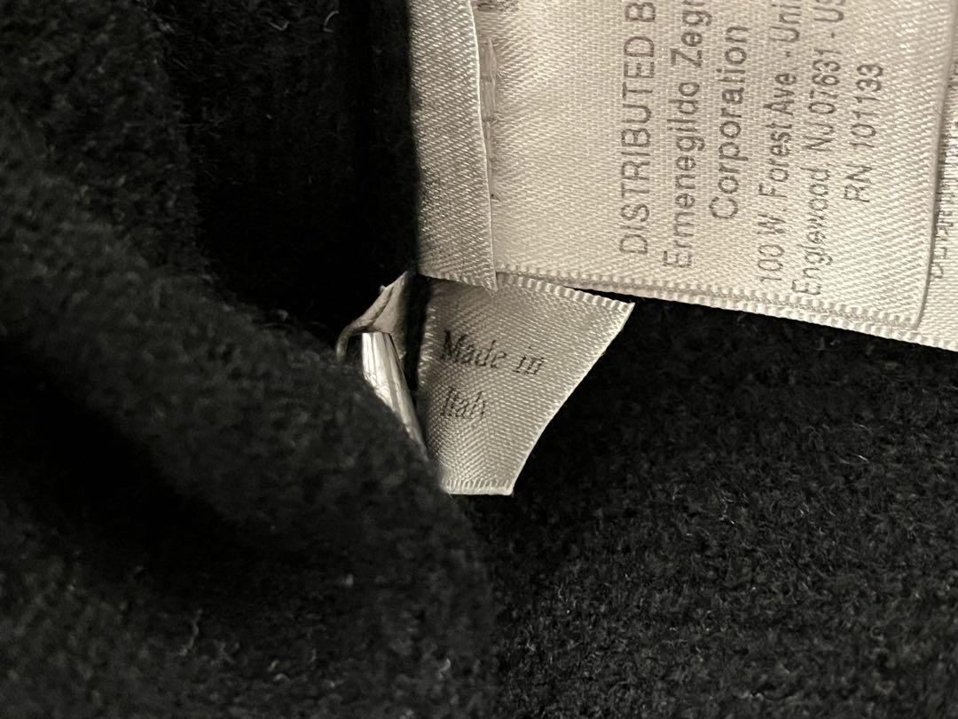Ermenegildo Zegna ピュアカシミヤ ハーフジップニット