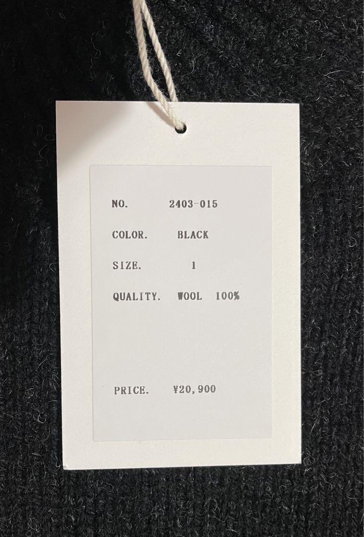 トップス crepuscule WG Crew Neck P/O BLACK