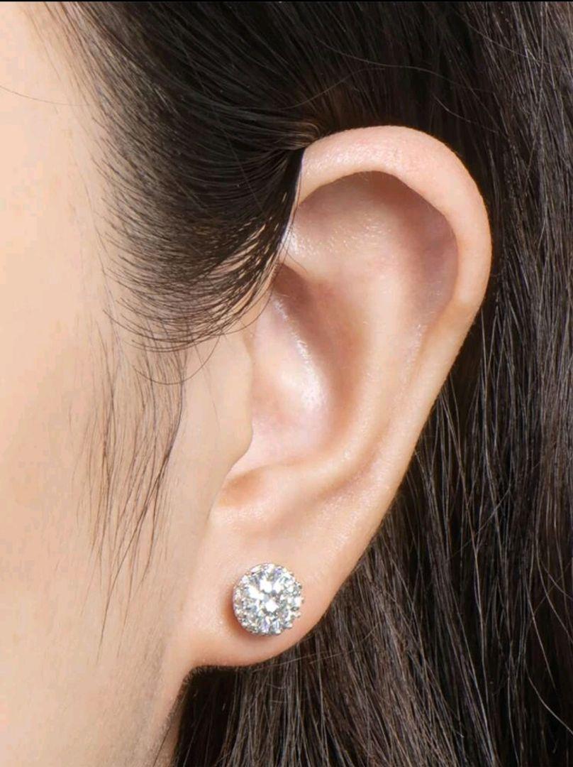 【海外限定】 最高品質 大粒1.0ct ピアス モアサナイト アクセサリー アクセサリー