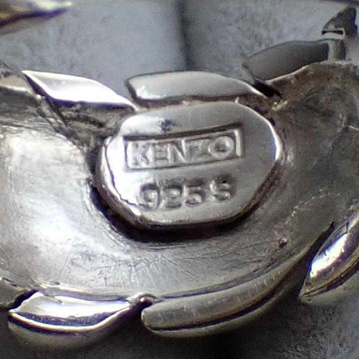 KENZO ケンゾー シルバー925 フェザー リング 約11号 指輪 リーフ