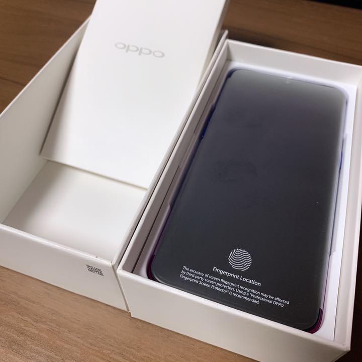 OPPO R17neo ブルー Blue