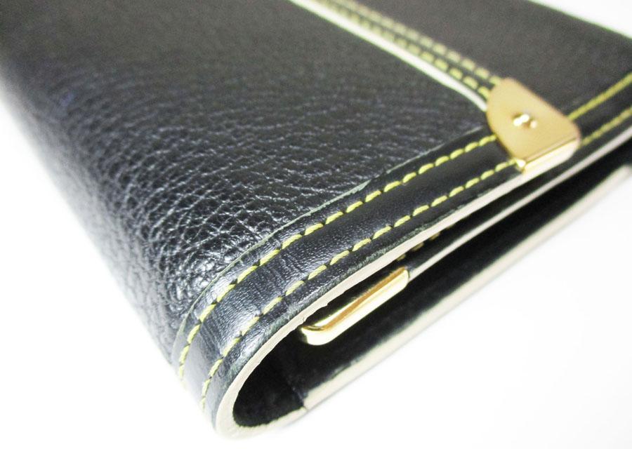 LV スハリ ポルトトレゾール・インターナショナル M91836 長財布 黒