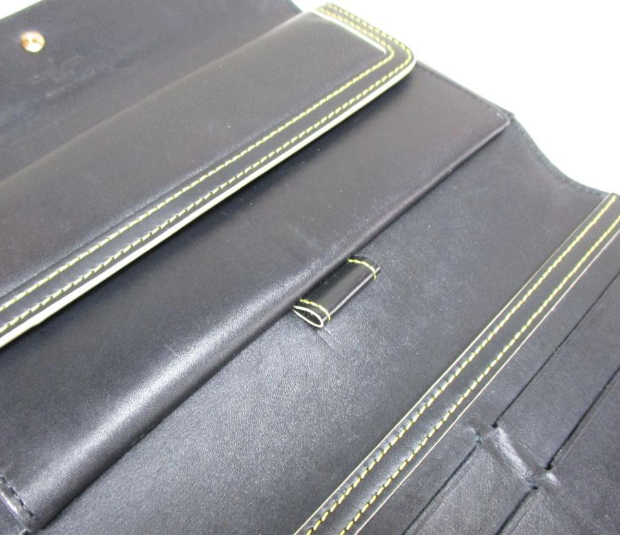 LV スハリ ポルトトレゾール・インターナショナル M91836 長財布 黒