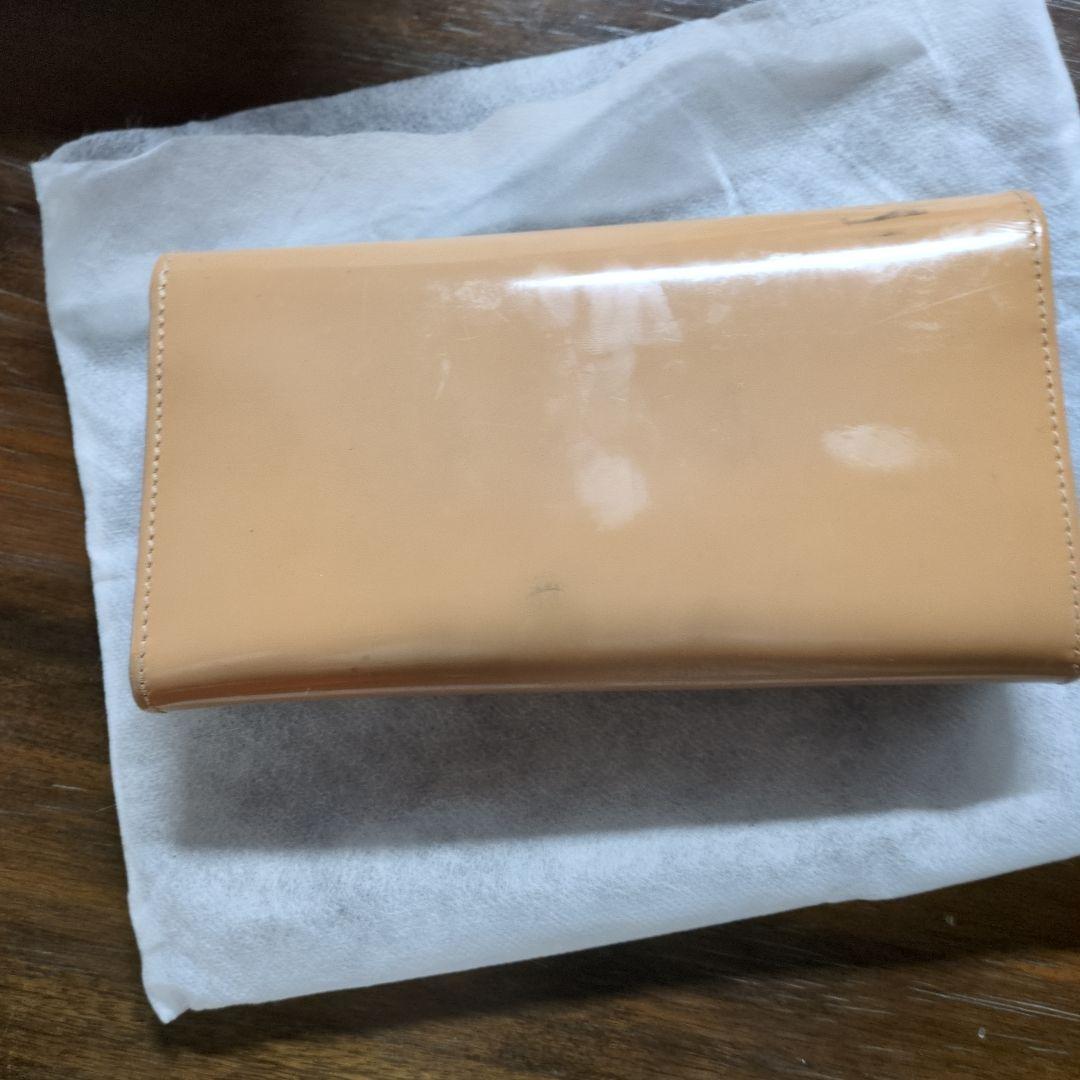 GUCCI 折り財布 ベージュ レザー