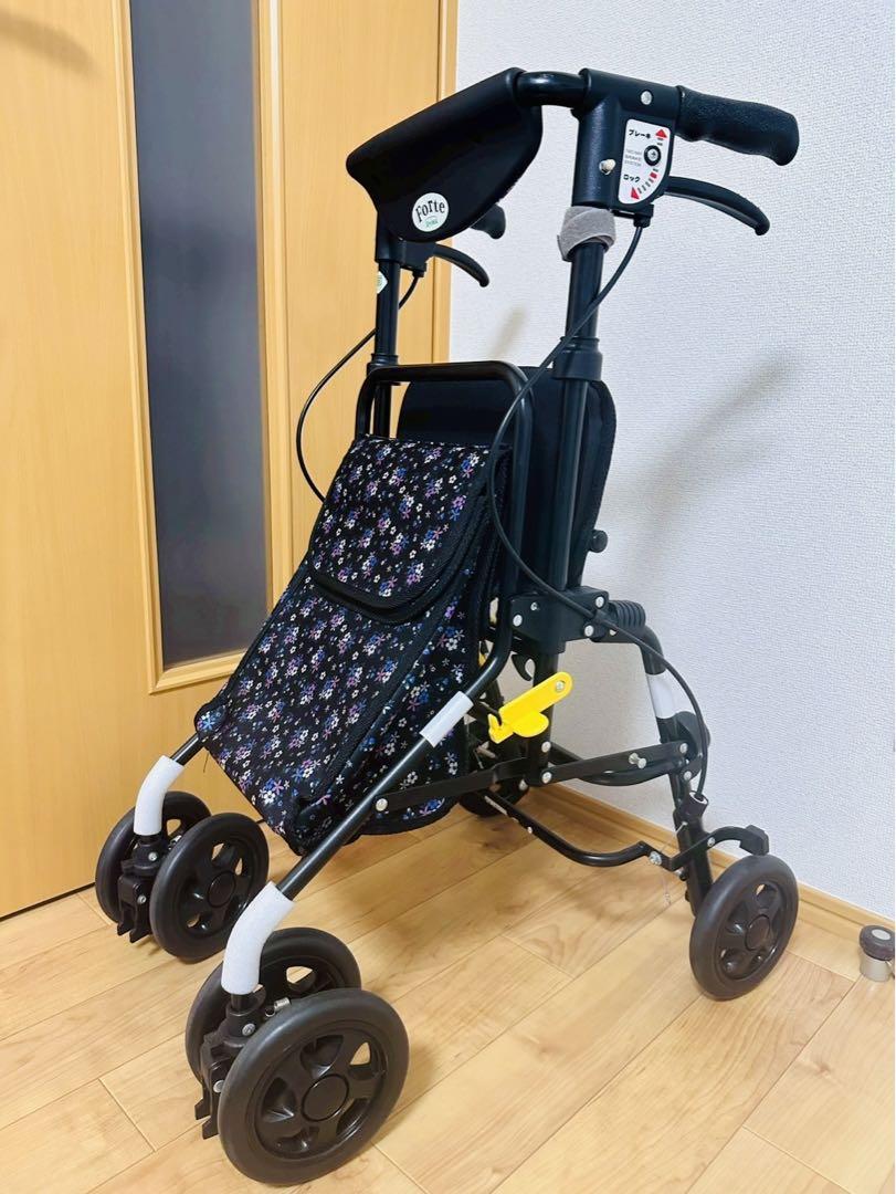 ほぼ未使用・極美品✨島製作所 シルバーカー フォルテ forte
