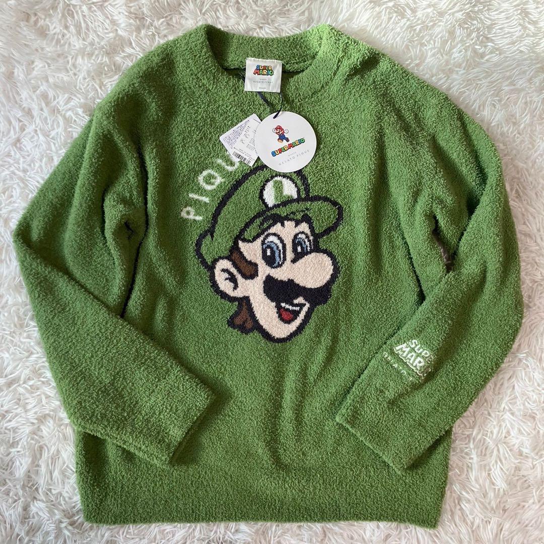 ✨新品タグ付✨ジェラートピケ ルームウェア ルイージ 任天堂 コラボ ボーダー