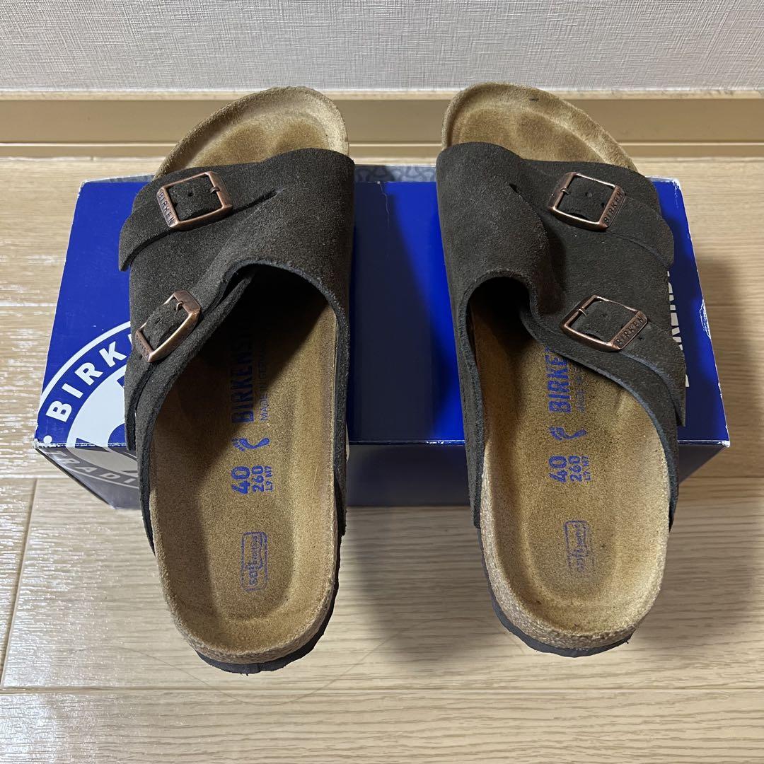 26.0cm BIRKENSTOCK チューリッヒ モカ スエードレザー
