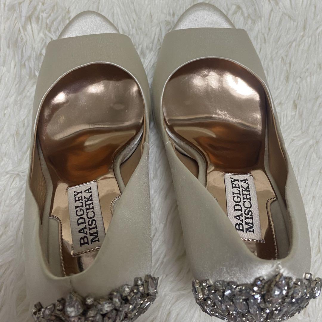 バッジェリーミシュカ Weddingシューズハイヒールビジュキラキラ