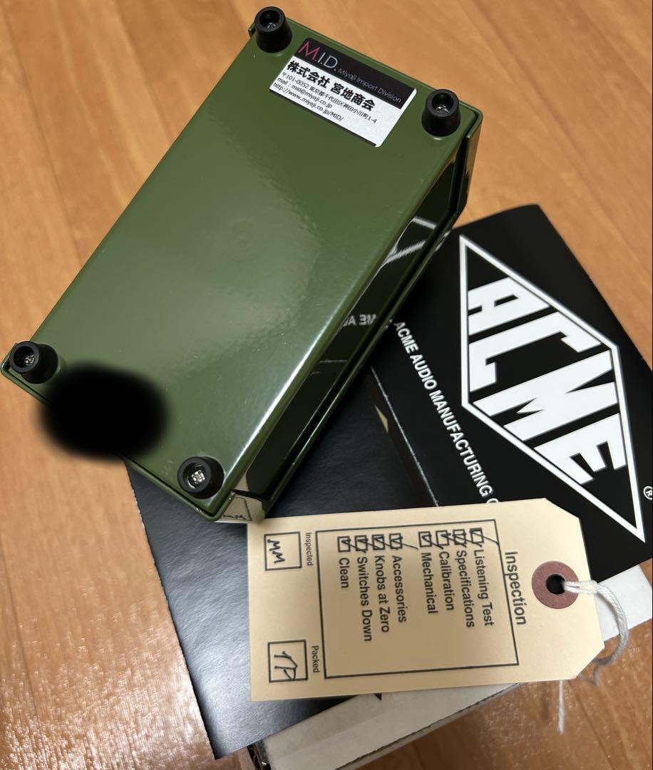 配信機器・PA機器・レコーディング機器 Acme Audio Motown D.I. WB-3