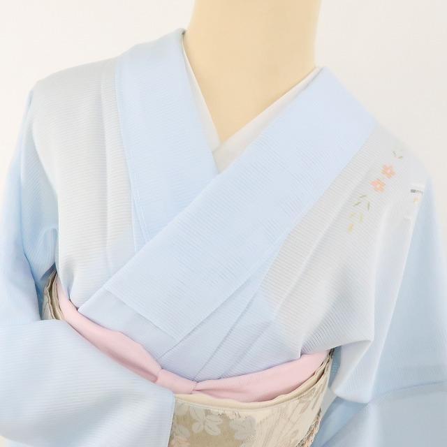 新品 坪金 絽 雪輪 夏着物 正絹 仕付け糸付 トールサイズ 訪問着 1548