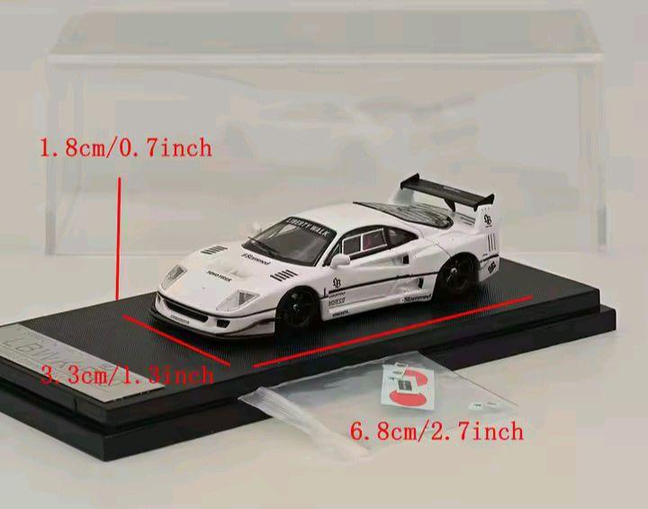 ■1/64【LBWK F40 STREET　WARRIOR】ホワイト《新品》
