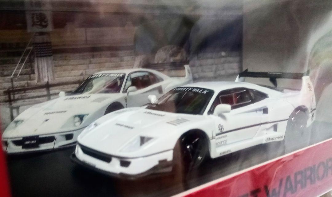 ■1/64【LBWK F40 STREET　WARRIOR】ホワイト《新品》