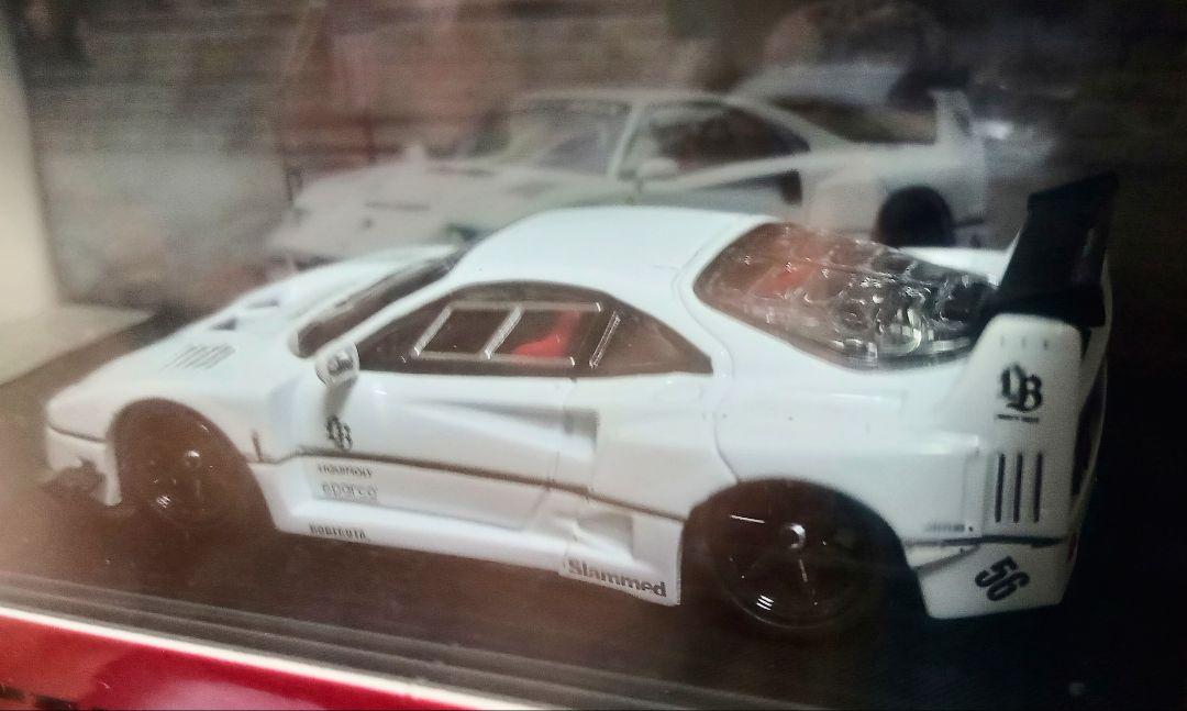 ■1/64【LBWK F40 STREET　WARRIOR】ホワイト《新品》