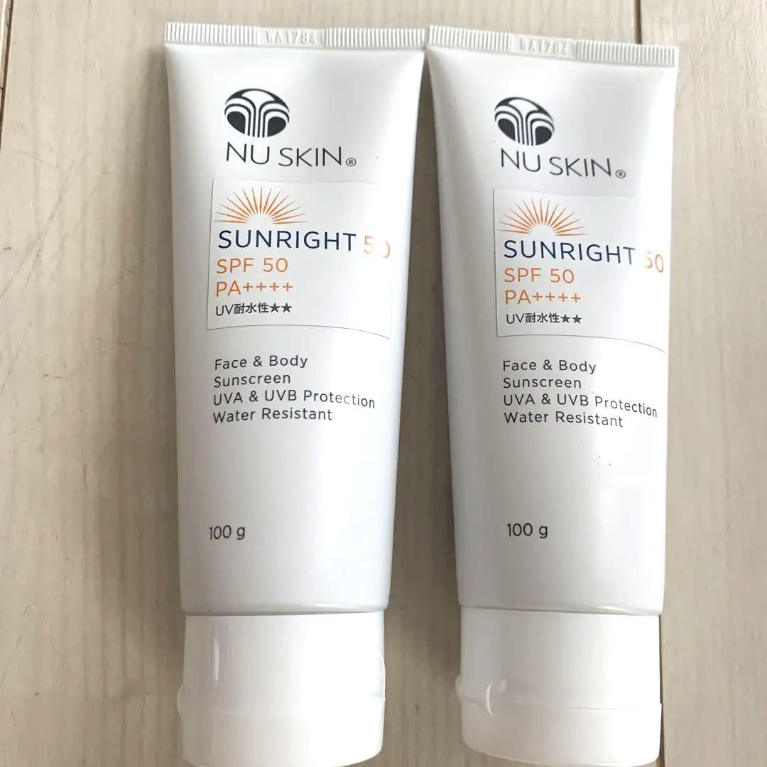 NU SKIN サンライト50 日焼け止め 100g 二本セット - メルカリ