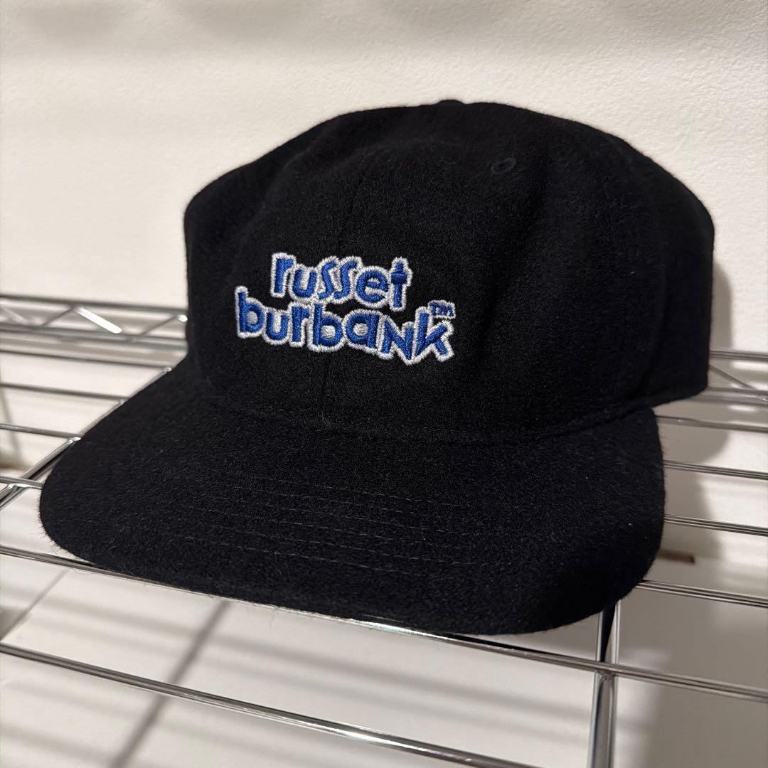 Russet Burbank wool Dad Cap 【Black】