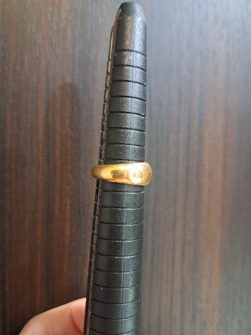K18YG　幅7mm 9号