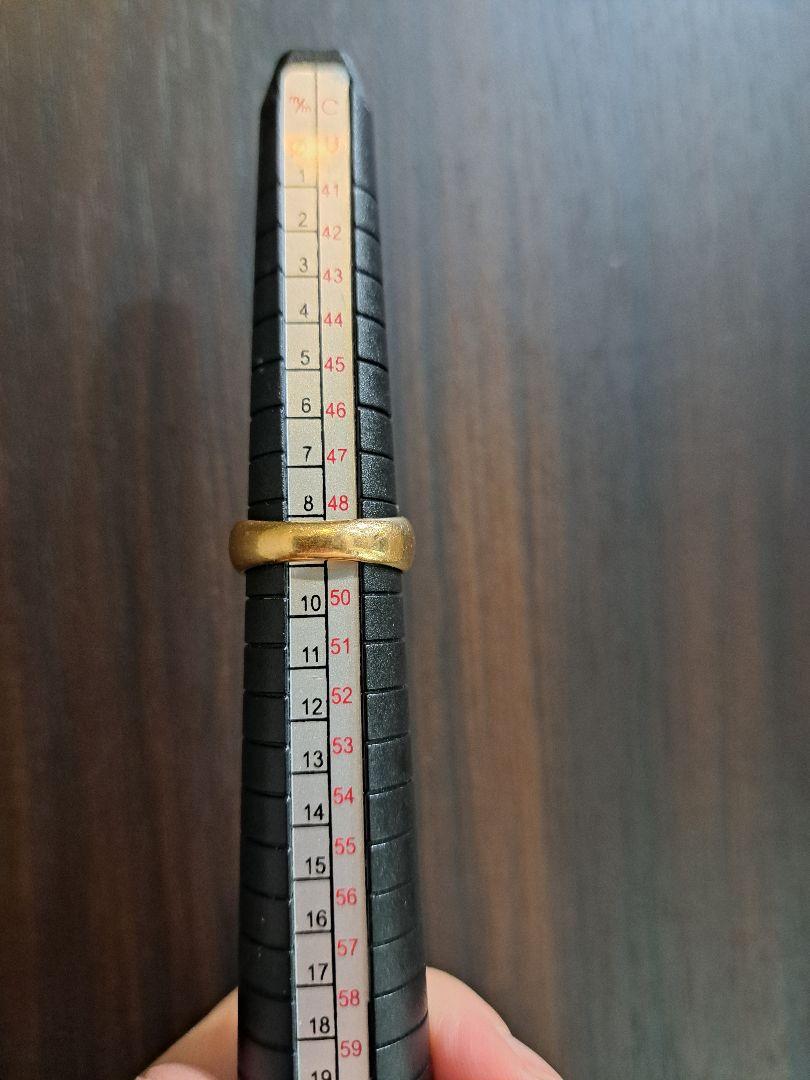 K18YG　幅7mm 9号