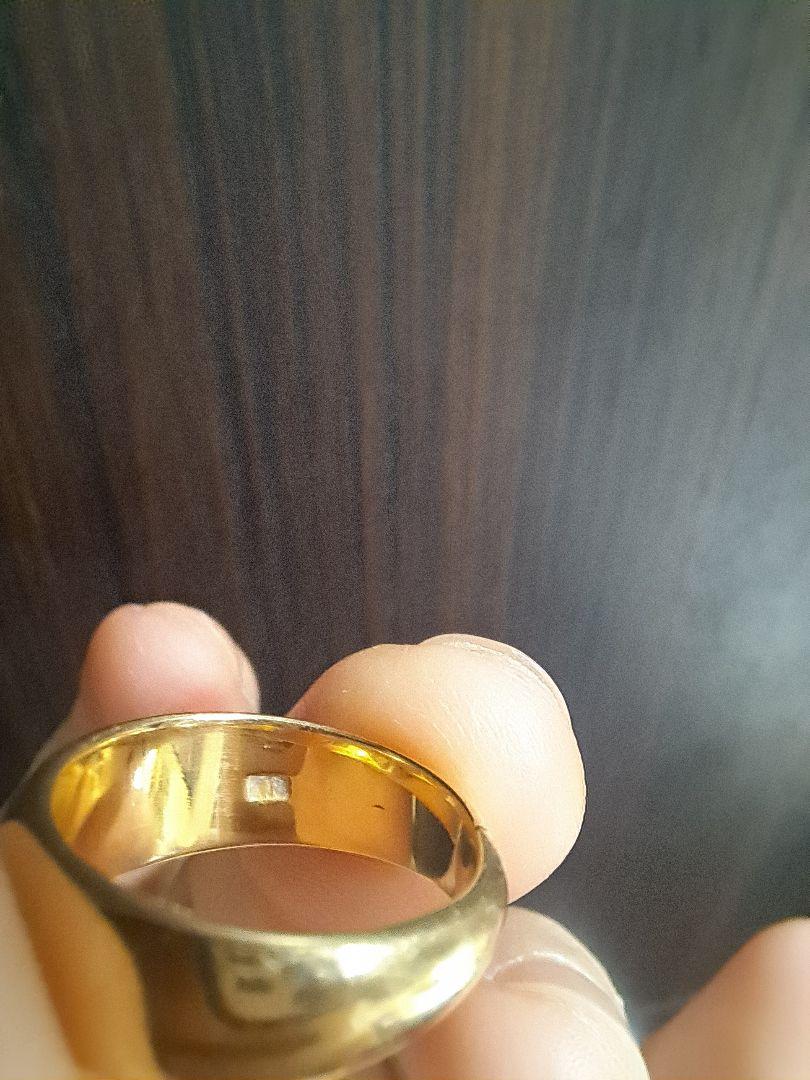 K18YG　幅7mm 9号