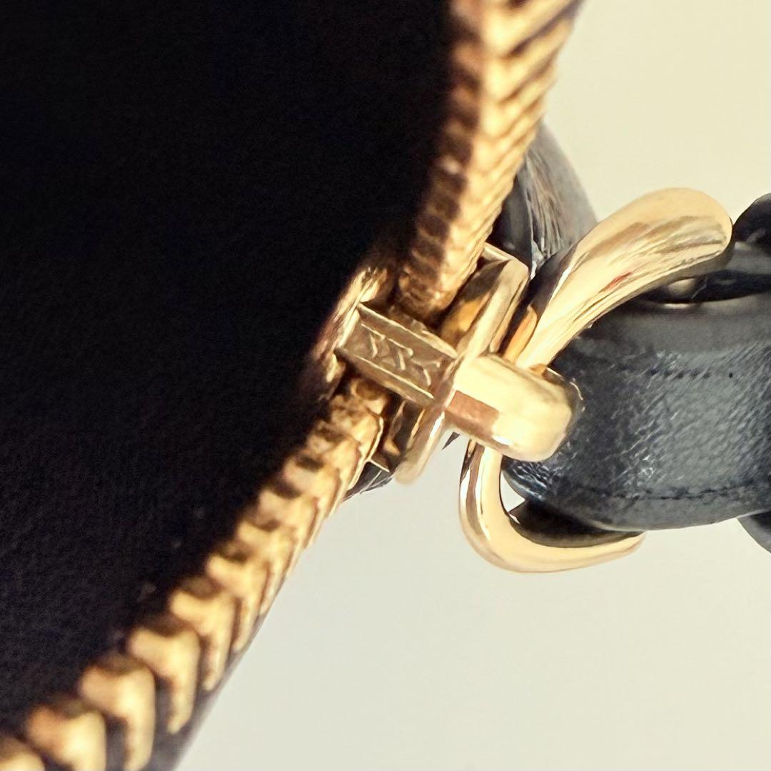 COACH コーチ ポーチ財布 コーナージップリストレット デニム
