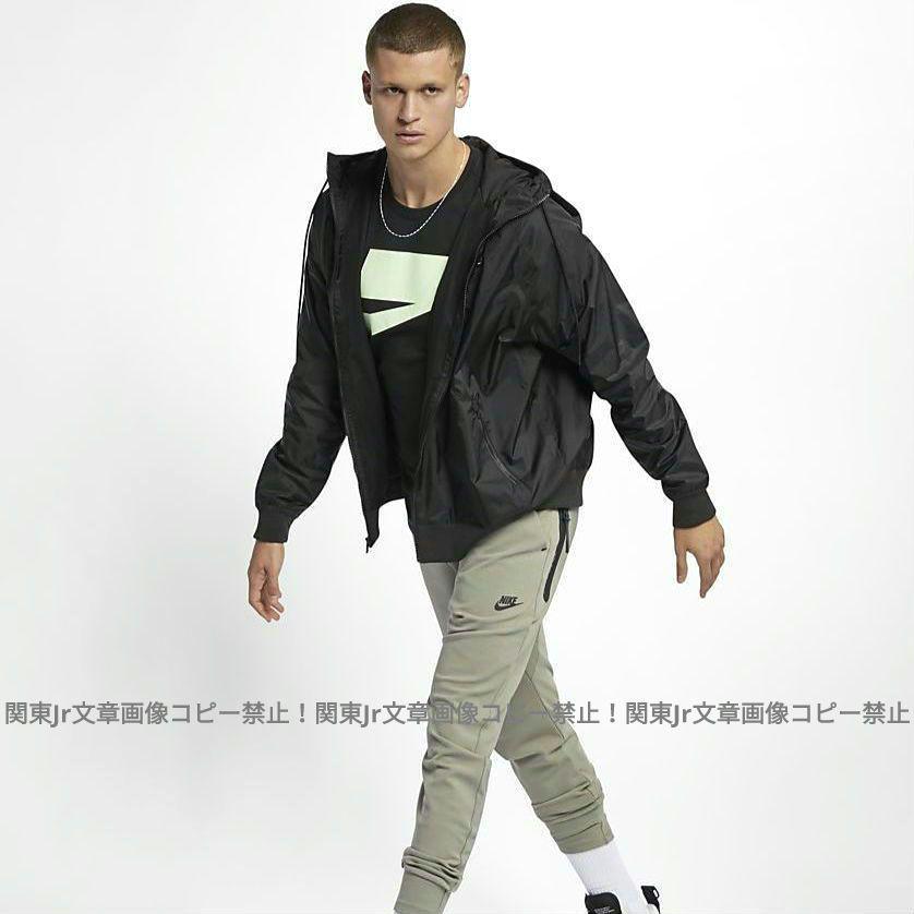 ナイキXXL パーカーJKT ウインドブレーカー UBN 総メッシュ裏地 BLK