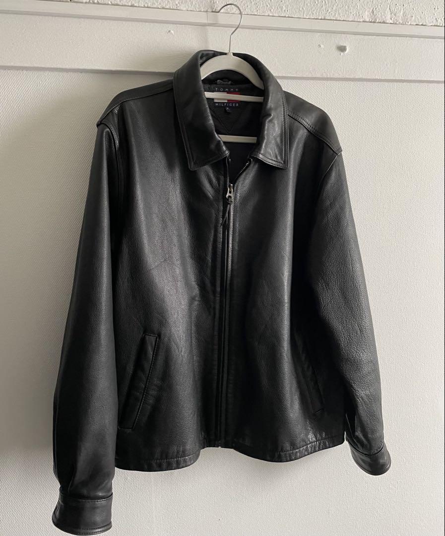 Tommy Hilfiger レザージャケット　90s