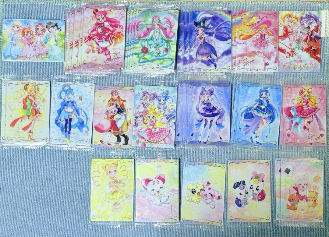プリキュアウエハース 第2弾〜11弾 まとめ売り175枚 レア有