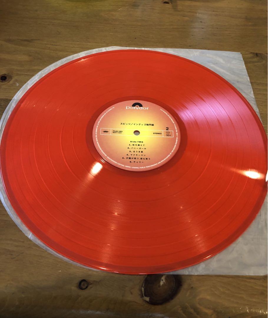 【ジャンク品】スピッツ　LPレコード　インディゴ地平線