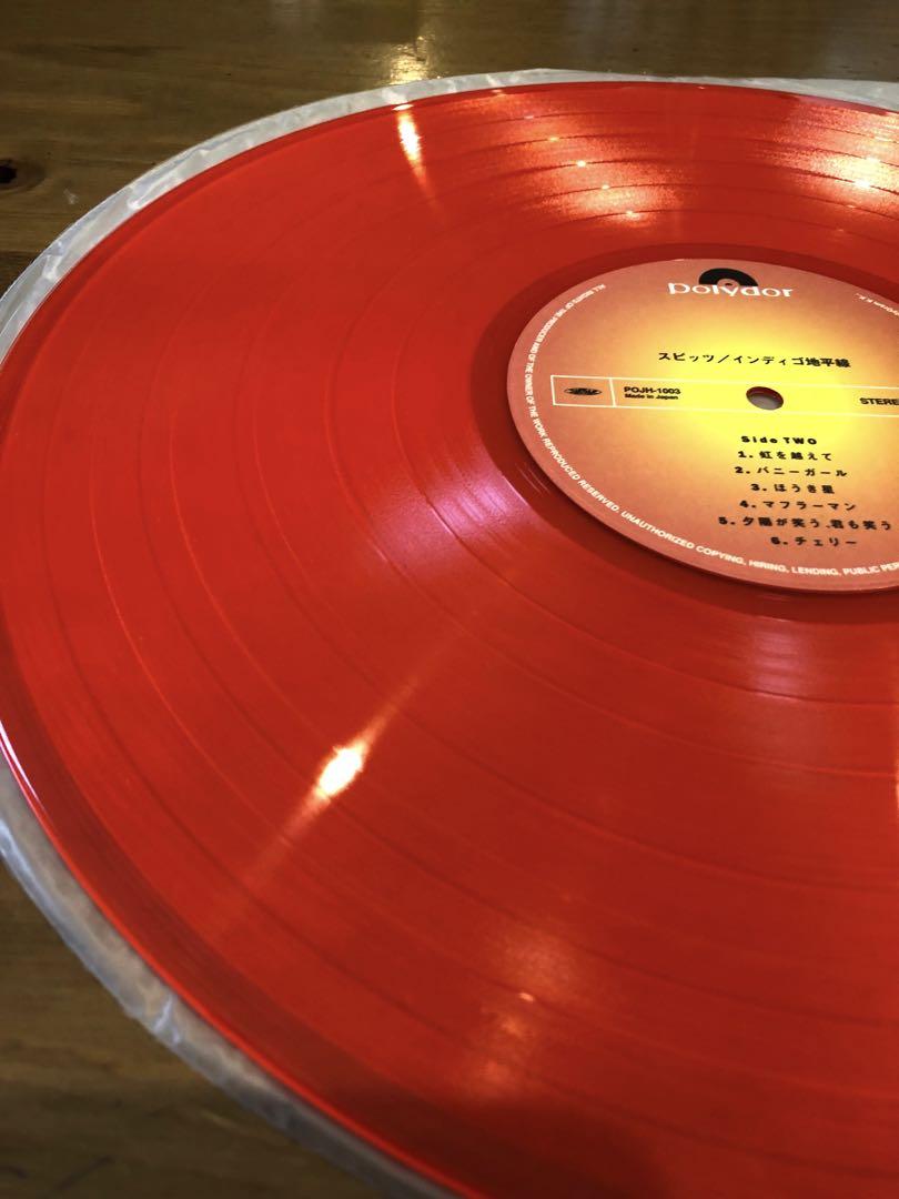 【ジャンク品】スピッツ　LPレコード　インディゴ地平線