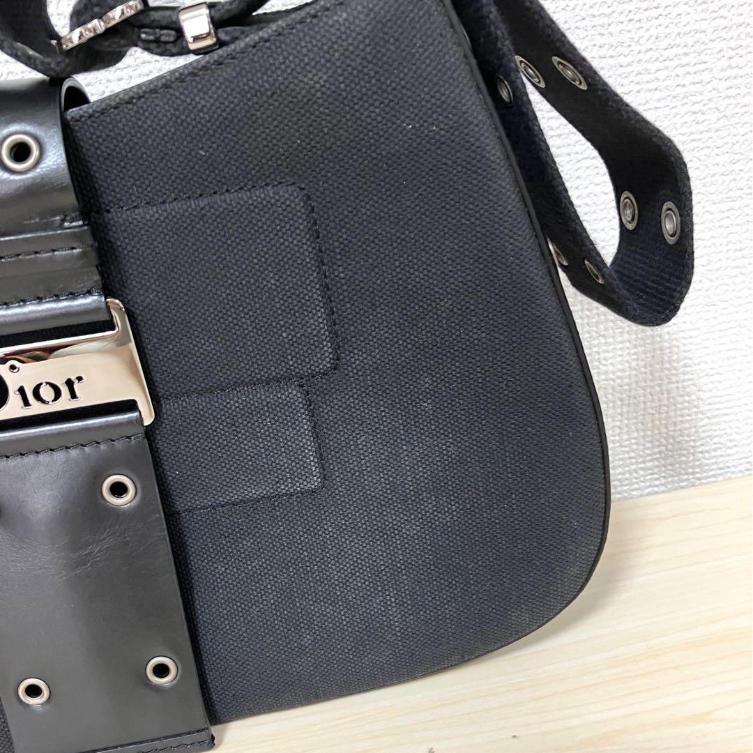 Christian Dior/ストリートシック/ショルダーバッグ/ブラック