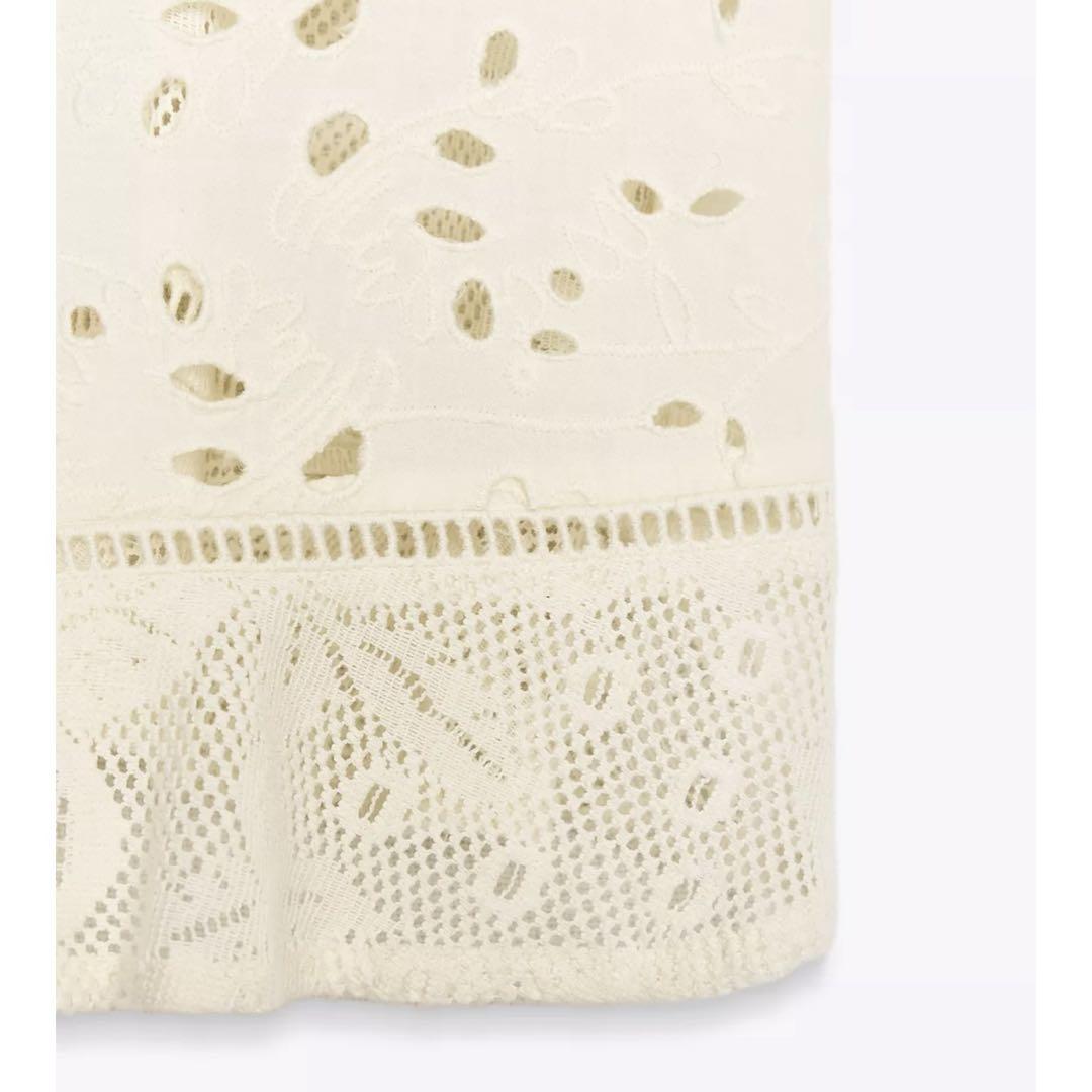 ZARA ZW COLLECTION パッチワーク刺繍入りトップス 1377/043 ZARAザラ ZW COLLECTION パッチワーク刺繍入りトップス S - メルカリ