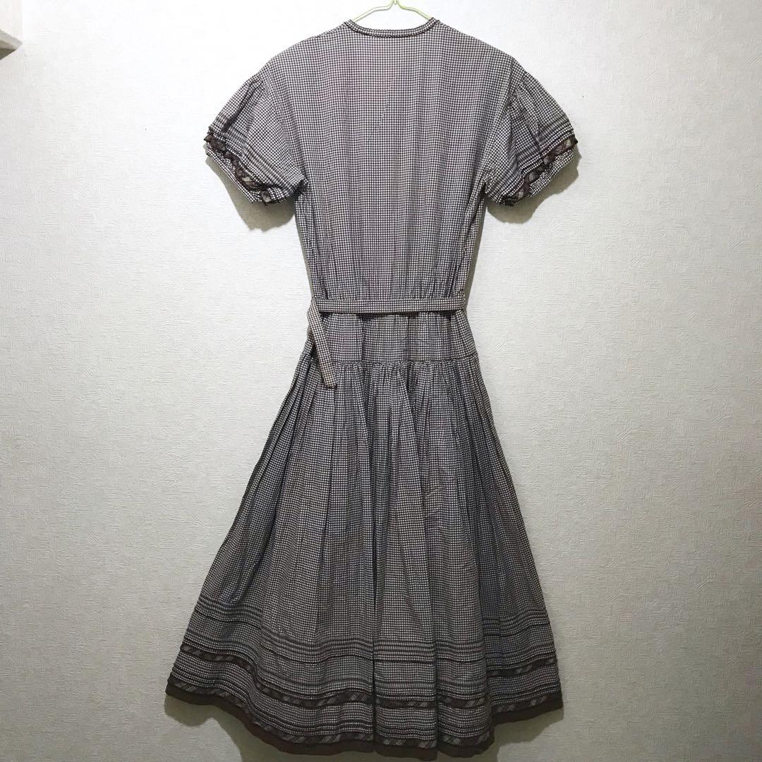 90年代 ピンクハウス ギンガムチェックワンピース 画像6