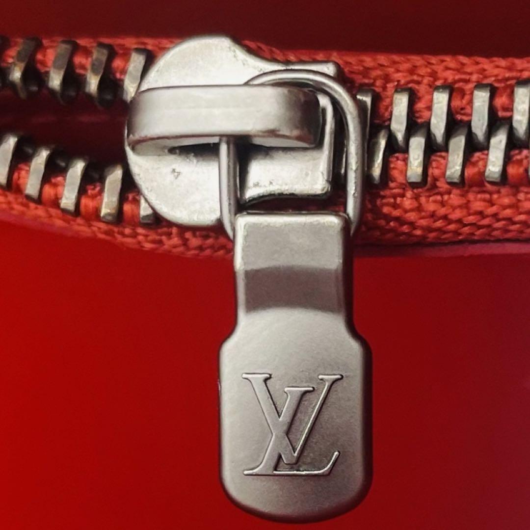 【希少色】美品✨ LOUIS VUITTON ダミエ 長財布 二つ折り オレンジ 画像14