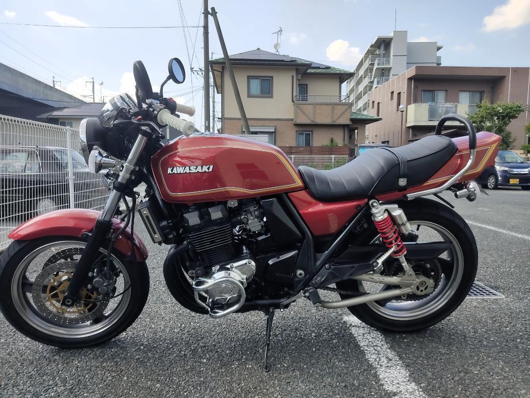 ＺＲＸ４００　エンジンガード　メッキ　金具　付き　/ ZR400Eカワサキ