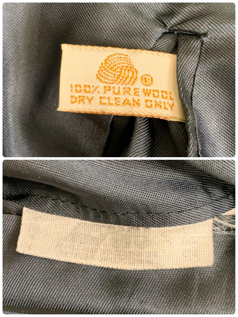 USA製 BROOKS BROTHERS ACTWUタグ 紺ブレ ウール