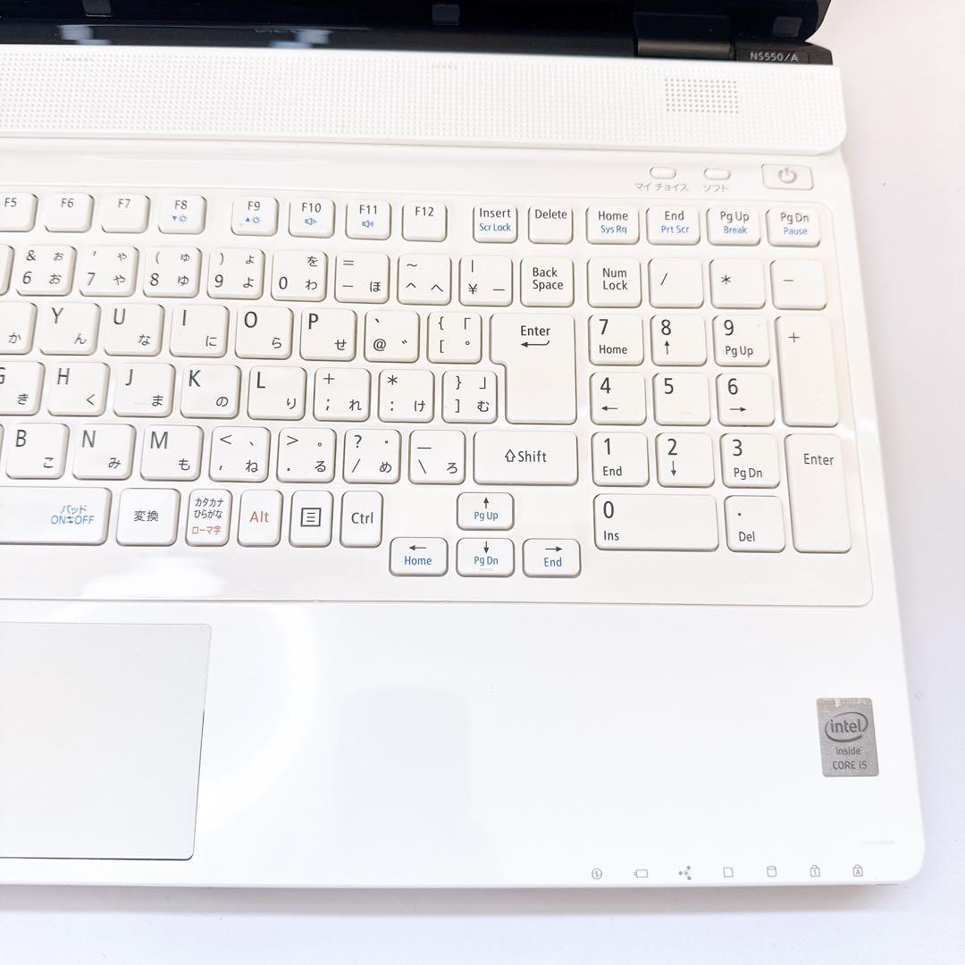 快適SSD128✨8GB✨i7 ✨カメラ付き赤ノートパソコン✨設定済