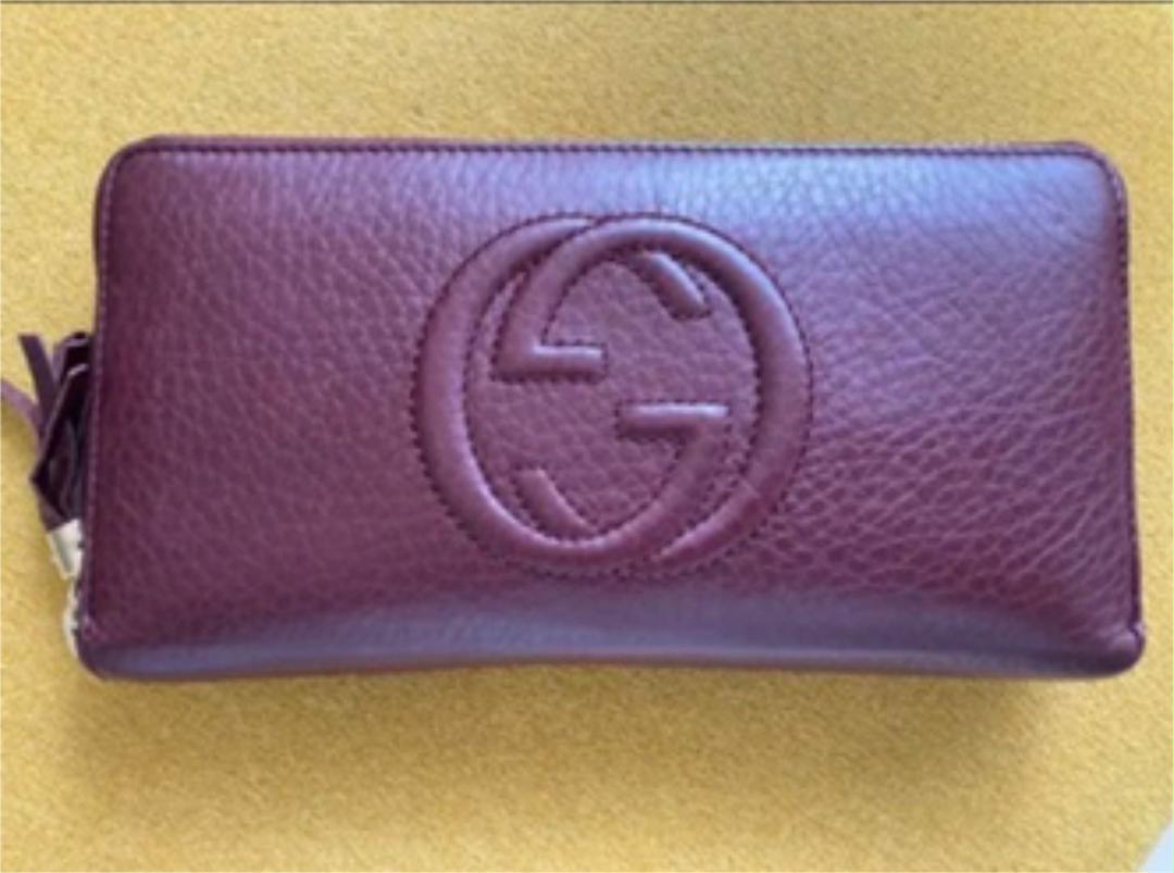 最安値級価格 GUCCI 長財布 ソーホー ラウンドファスナー インター