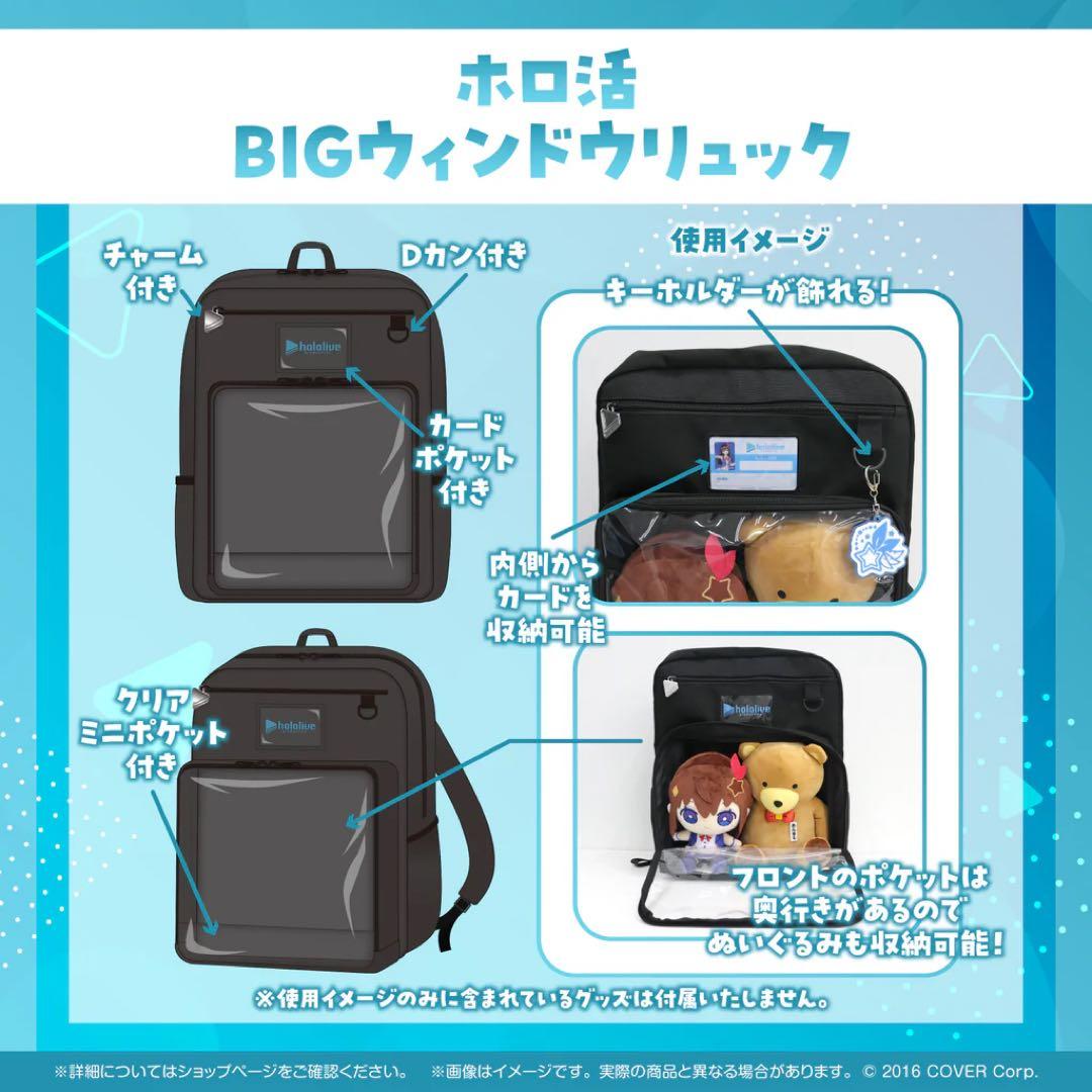 ホロ活 BIGウィンドウリュック
