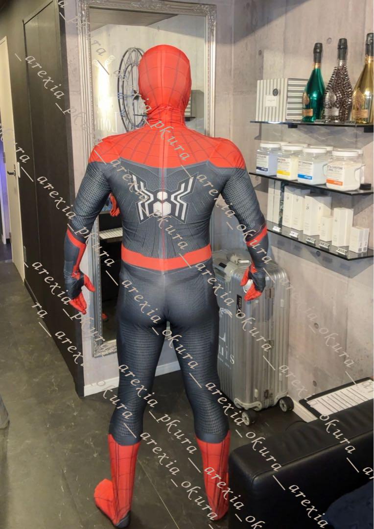 ファーフロムホーム　スパイダーマン　コスプレ　フェイスシェル　スーツ　高級