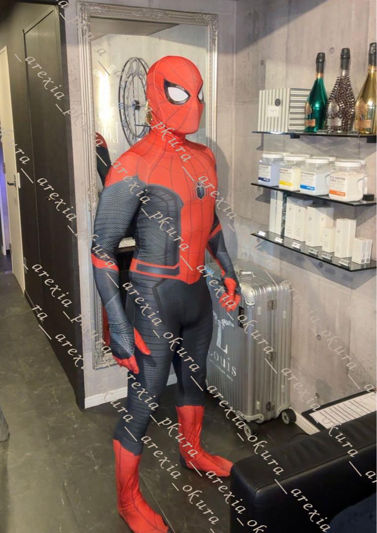 ファーフロムホーム　スパイダーマン　コスプレ　フェイスシェル　スーツ　高級