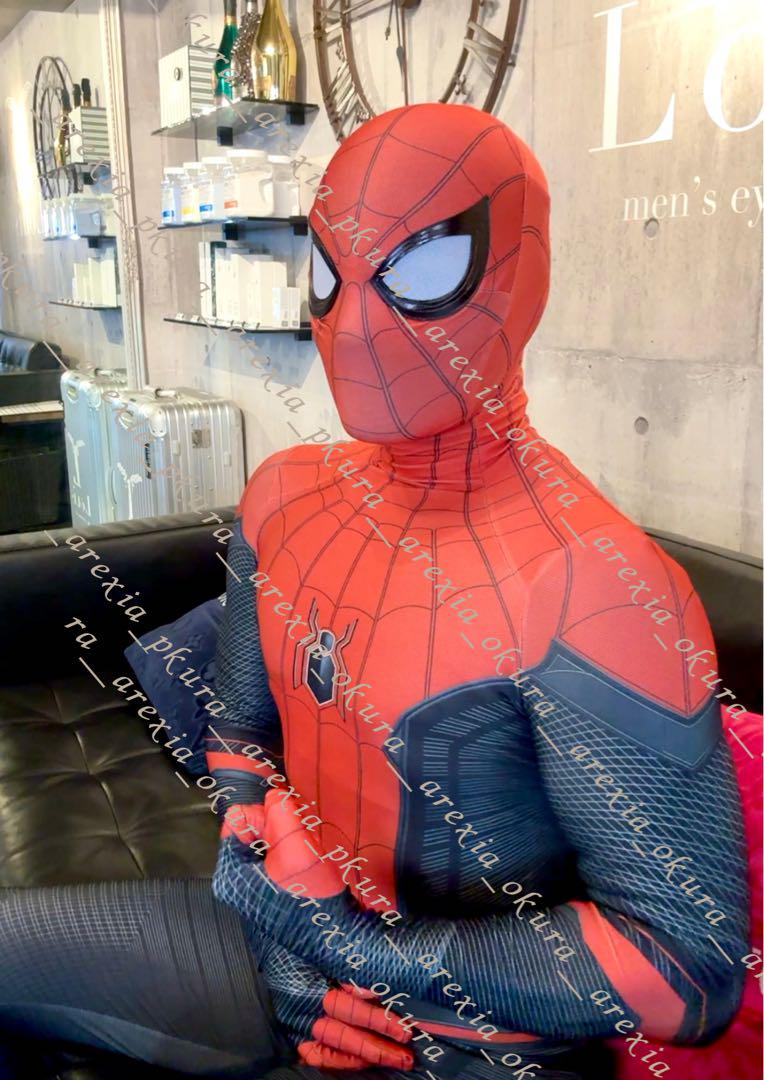 ファーフロムホーム　スパイダーマン　コスプレ　フェイスシェル　スーツ　高級