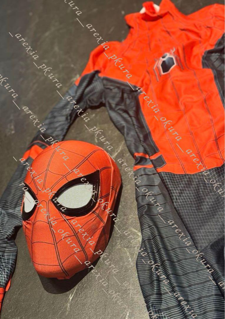 ファーフロムホーム　スパイダーマン　コスプレ　フェイスシェル　スーツ　高級