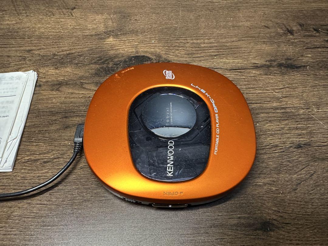 レア KENWOOD ポータブルCDプレーヤー DPC-X547-D