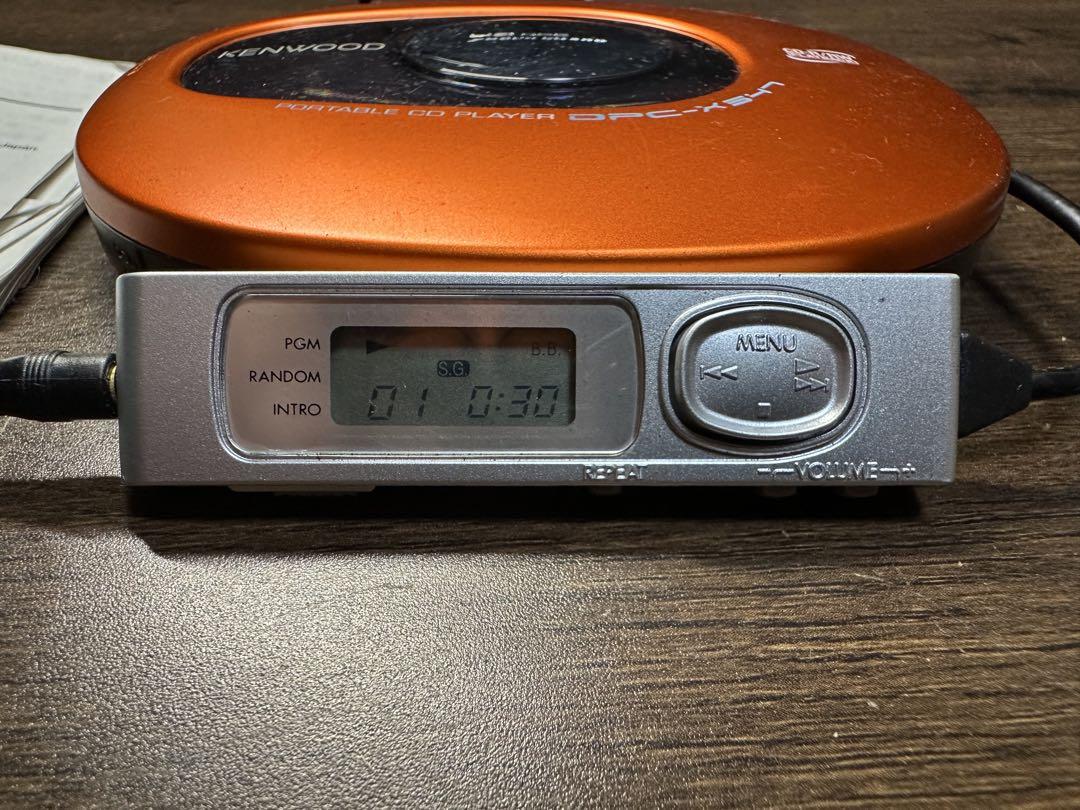 レア KENWOOD ポータブルCDプレーヤー DPC-X547-D