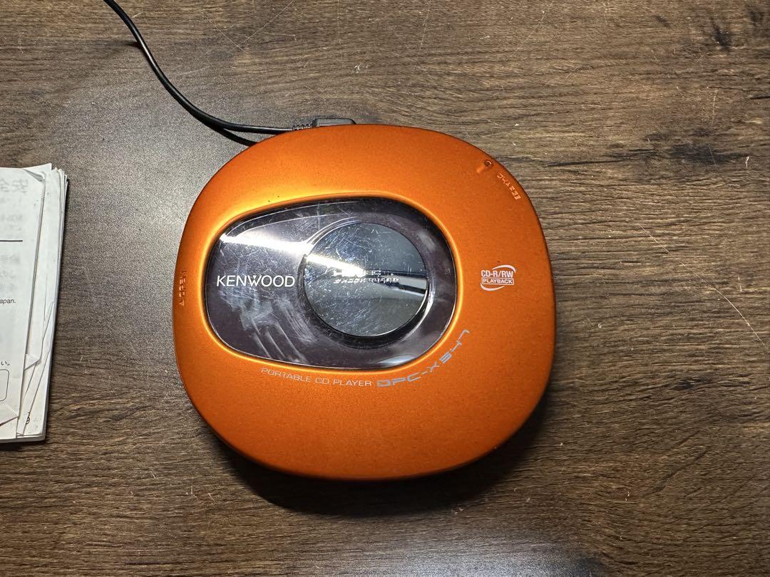 レア KENWOOD ポータブルCDプレーヤー DPC-X547-D