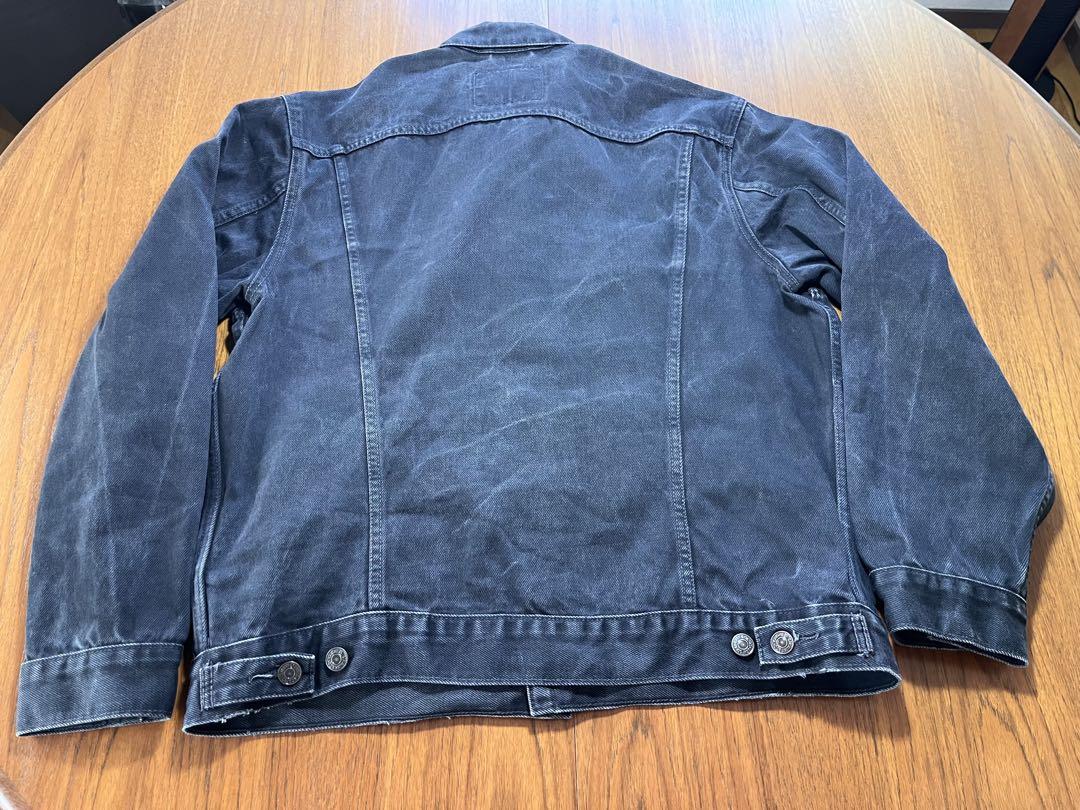 LEVI'S 70503-0285 ブラックデニムジャケット Gジャン 画像7
