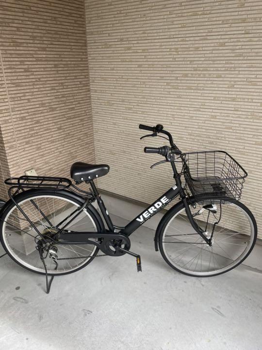 「大阪市内無料配達」中古自転車 26インチ ブラック オートライト 6段変速