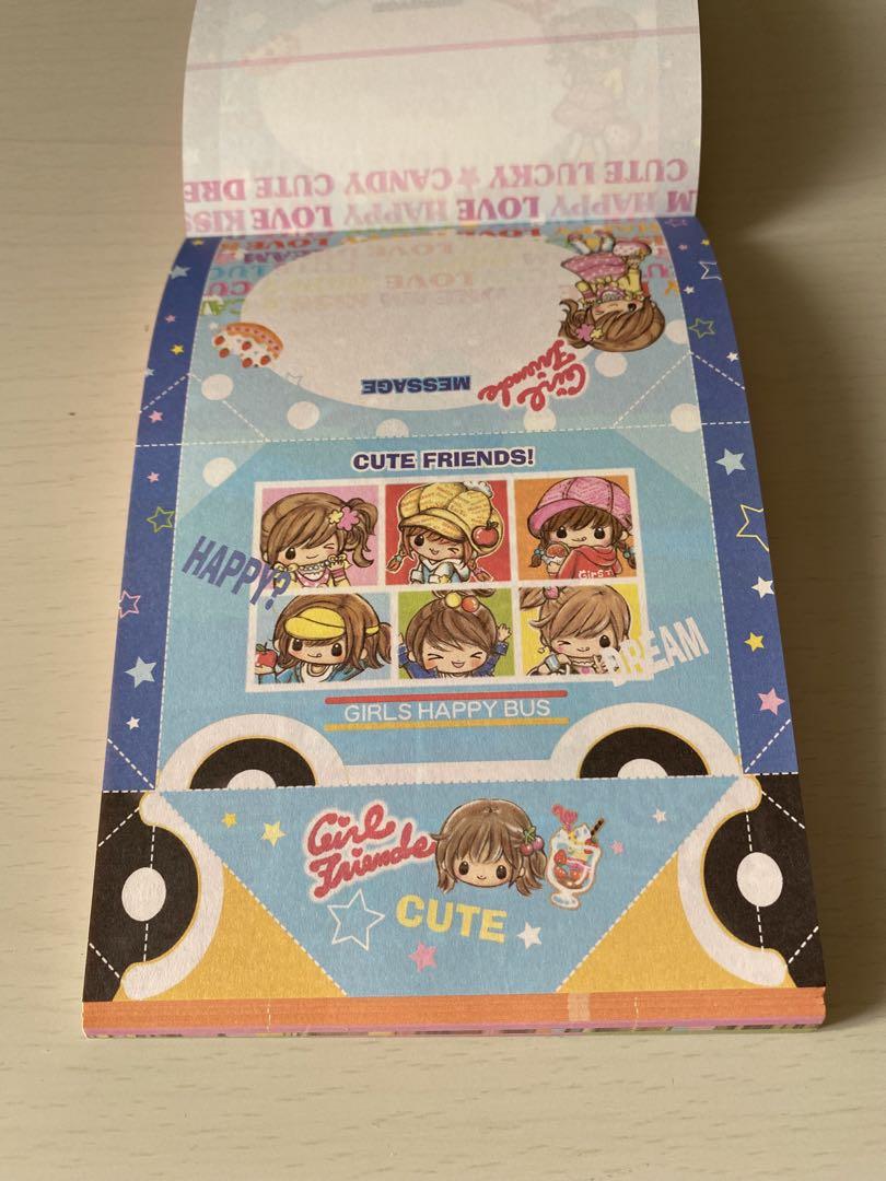 メモ帳 平成レトロ 折り紙メモ ノート お手紙 おてがみメモ